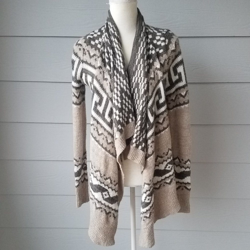 Abercrombie Open Front Patterned Cardigan - image 1